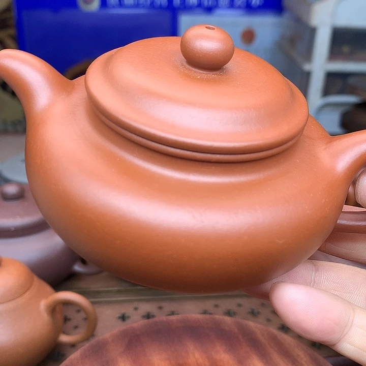 茶壶朱泥本山原矿朱泥170cc