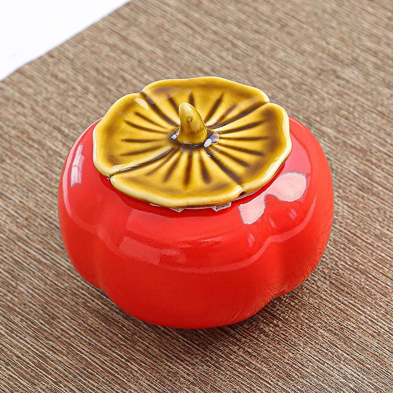 事事如意 陶瓷茶叶罐  颜色不挑