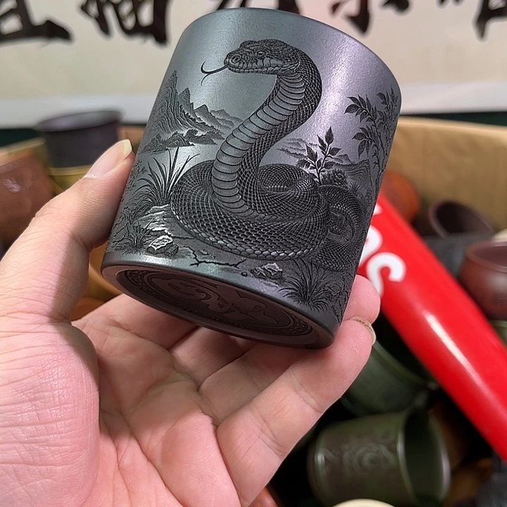 茶杯紫砂全手工紫砂主人杯