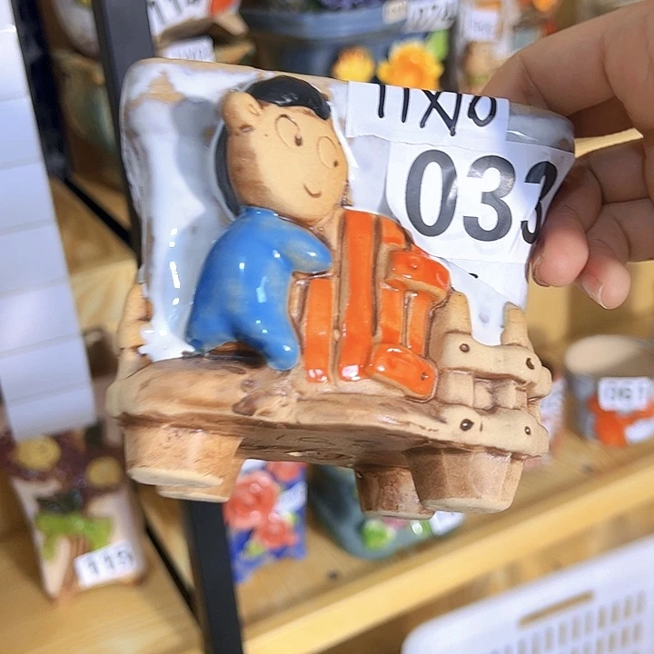 陶瓷多肉花盆满15包邮