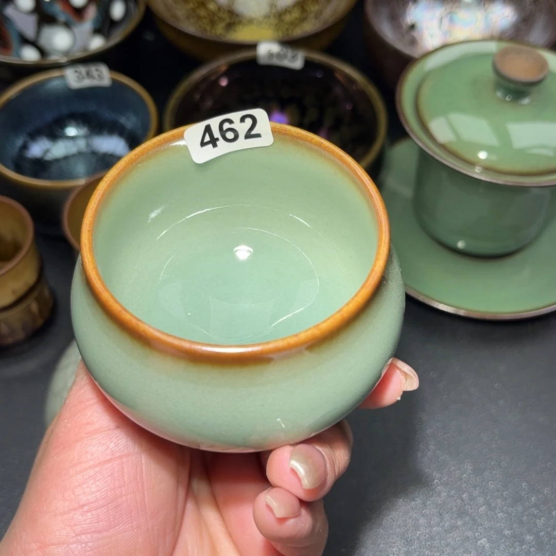 茶盏462 建盏单盏放大漏……