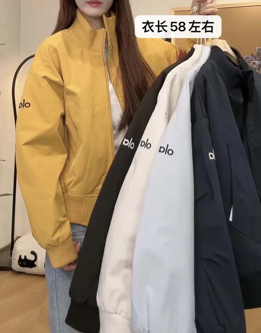 美式高街立领拉链棒球服外套女男春秋新款宽松百搭情侣夹克上衣潮