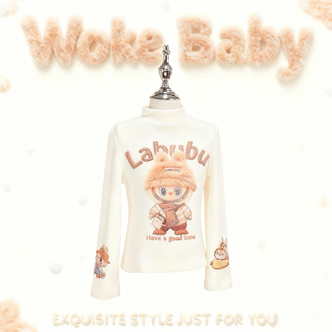 【你好！可爱！】女童秋冬保暖打底衫儿童卡通休闲内搭上衣汉服W5127