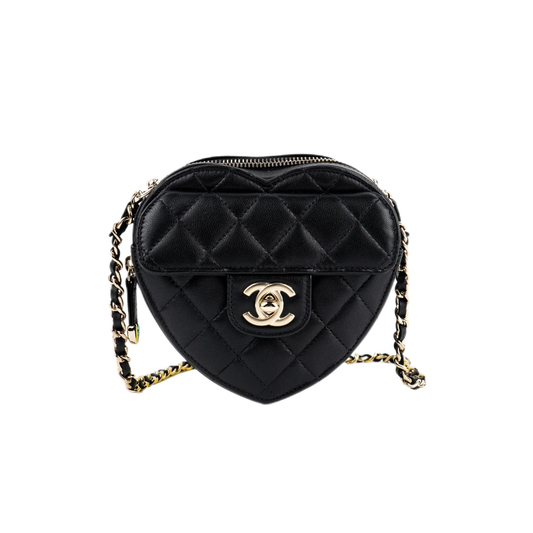 99新 Chanel/香奈儿  安洁利严选心型包/BK0163194 单肩包