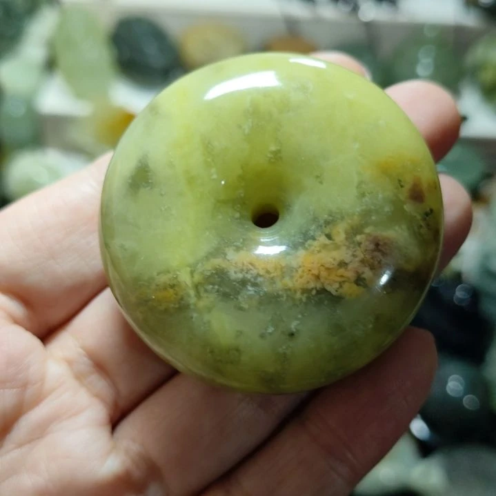 岫玉平安扣未镶嵌