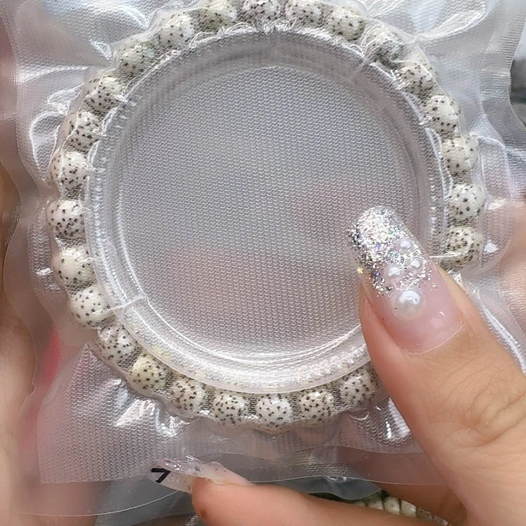 星月菩提手串280高端半臂白星月菩提河豚87桶单圈