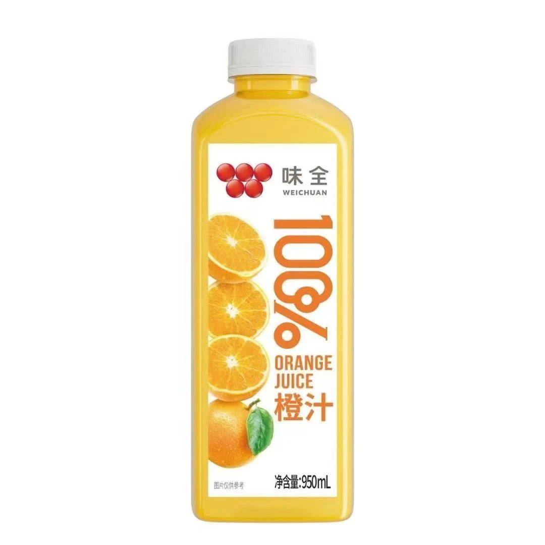 【2025/8/7 到期】味全100%橙汁950ml*2瓶
