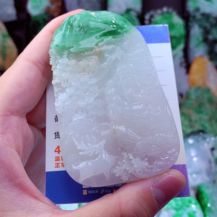 【闪购商品】翡翠颈饰未镶嵌挂件