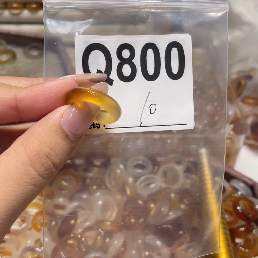 玛瑙/玉髓未镶嵌戒指800