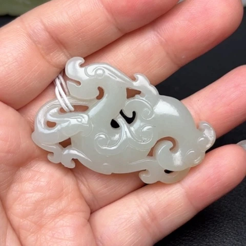 和田玉挂件未镶嵌喵*晨