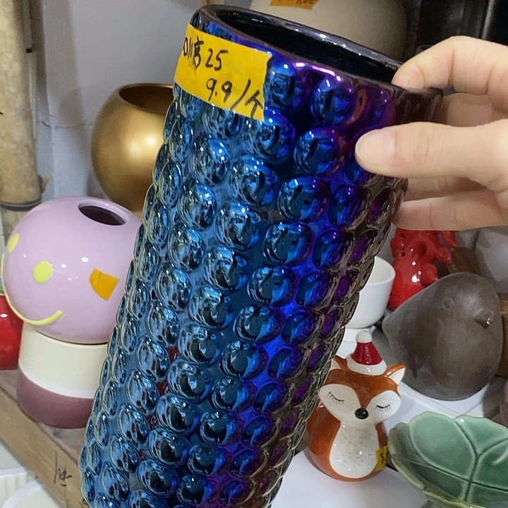 陶摆件陶盆有孔 瑕疵介意勿拍