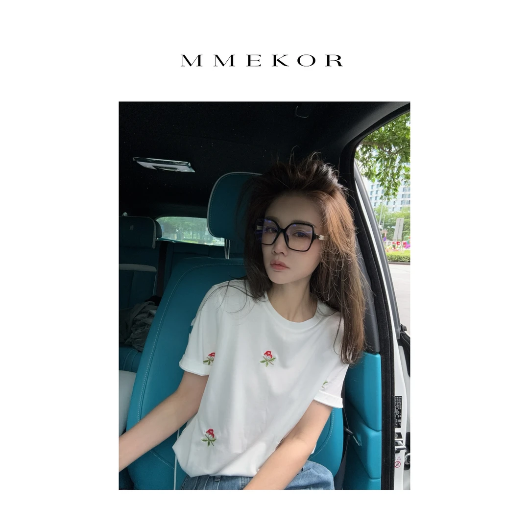 MMEKOR“小樱桃”T恤 2025新款活力常青藤简约时髦百搭短袖 89795