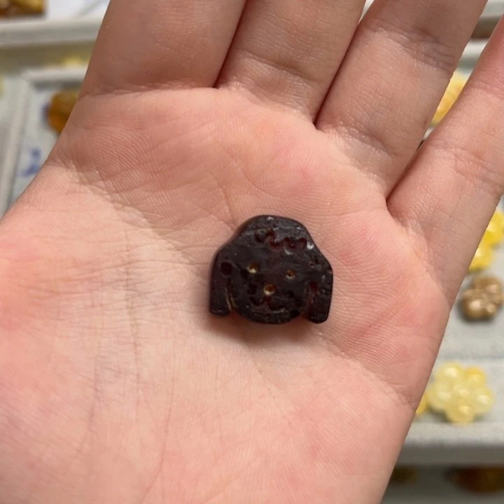 未镶嵌琥珀裸石肉***包天然蜜蜡配件