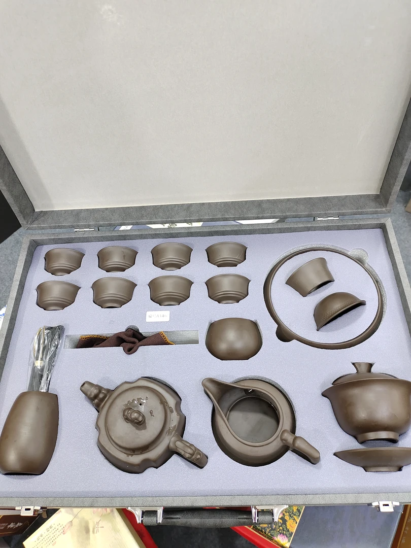 紫砂茶具套装高档中式功夫泡茶壶陶瓷茶杯家用送礼佳品146