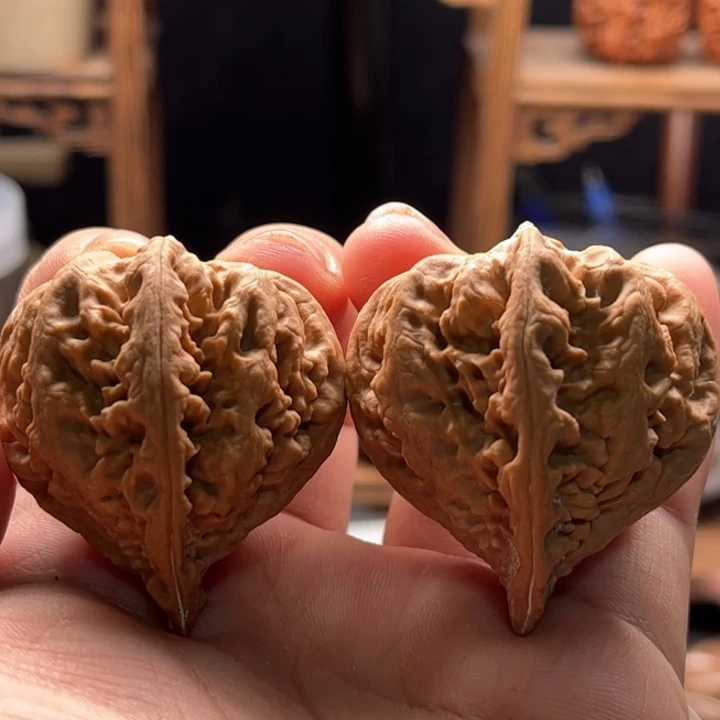 文玩核桃把件楸大胖72