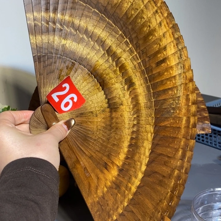 金丝楠久*金丝楠木扇子