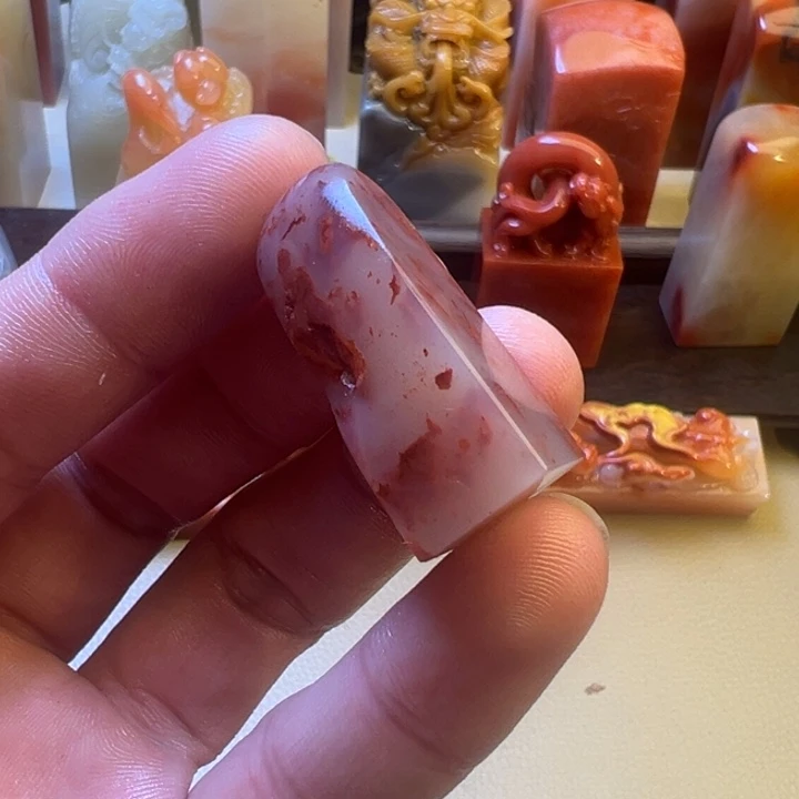 寿山石印石水洞13-13-34