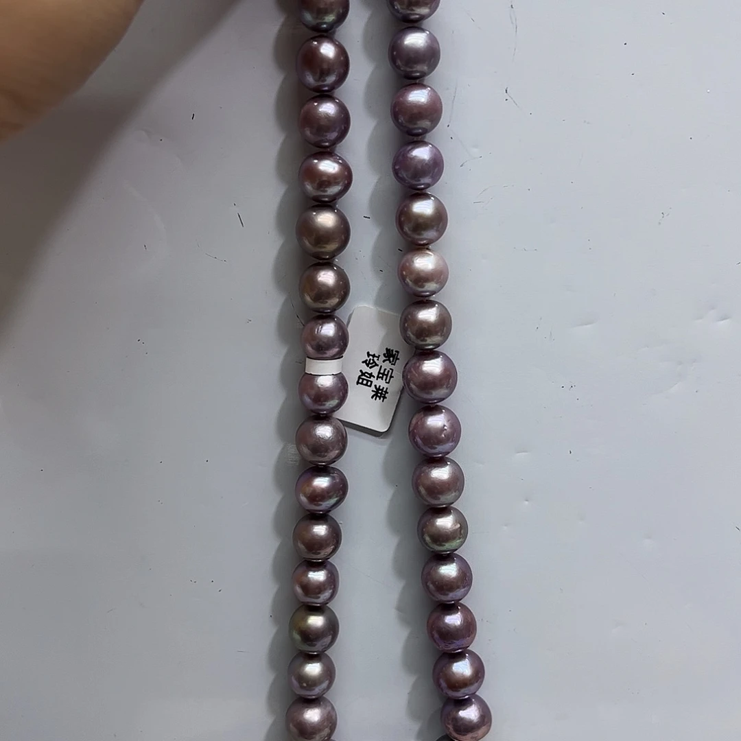 淡水珍珠银S925镶嵌颈饰