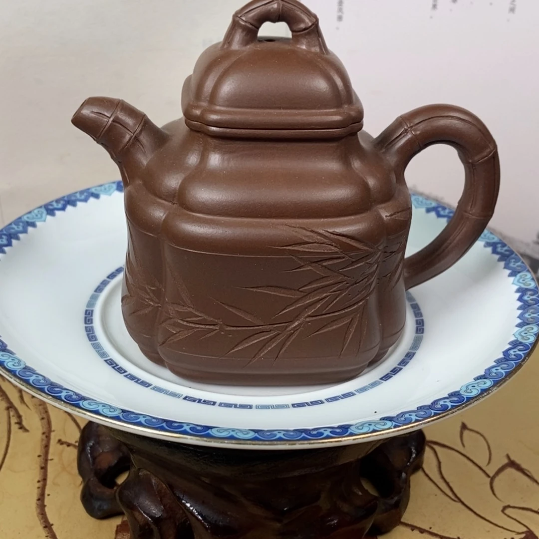 紫砂茶壶年**比容量宜兴紫砂壶