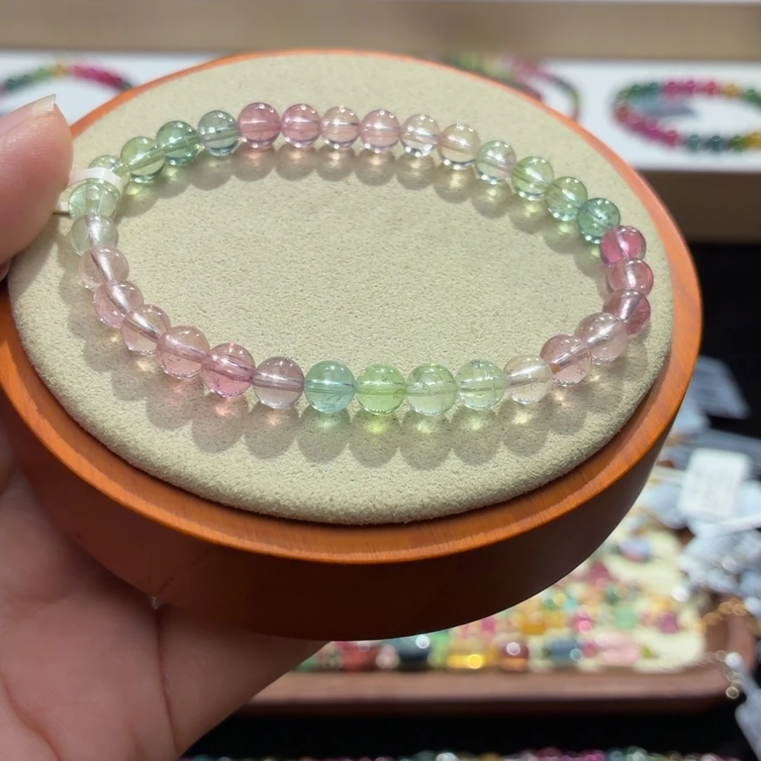 碧玺未镶嵌手串两天看货期