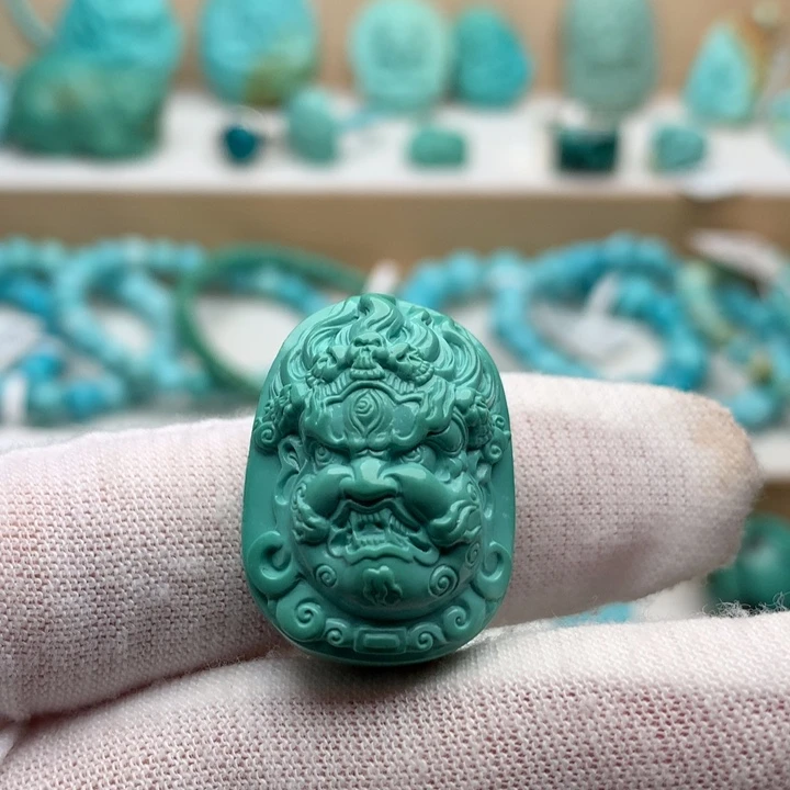 绿松石未镶嵌珠宝奇石19.2mm