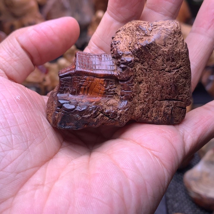 柏木（崖柏）崖柏陈化料手把件