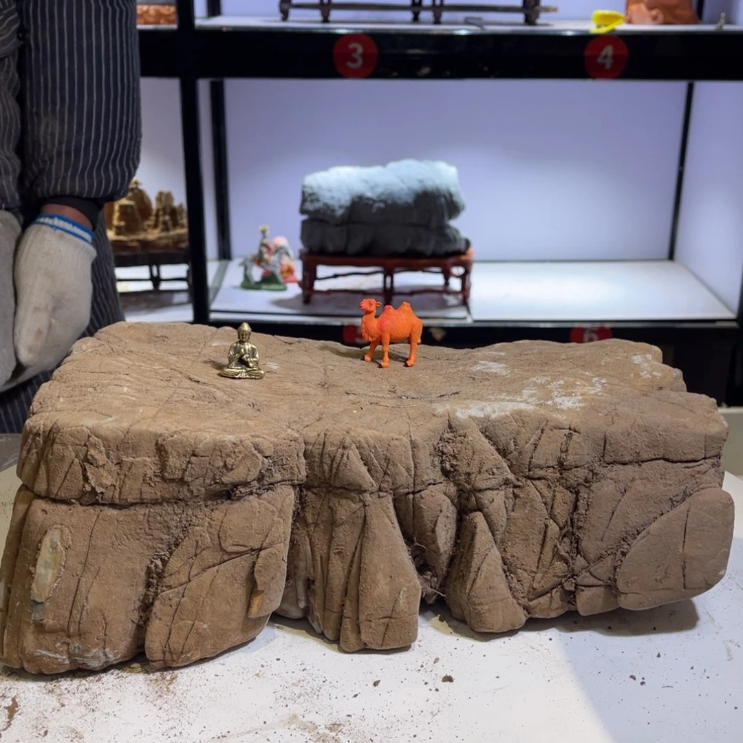 狼***限石材灵璧奇石文化