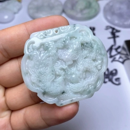 颈饰未镶嵌翡翠翡翠