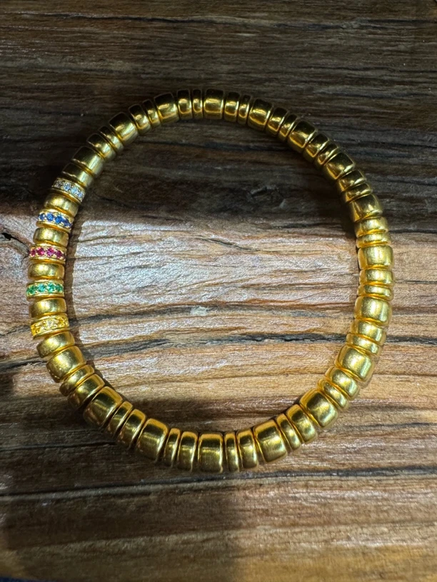 足金手工定制直切手串