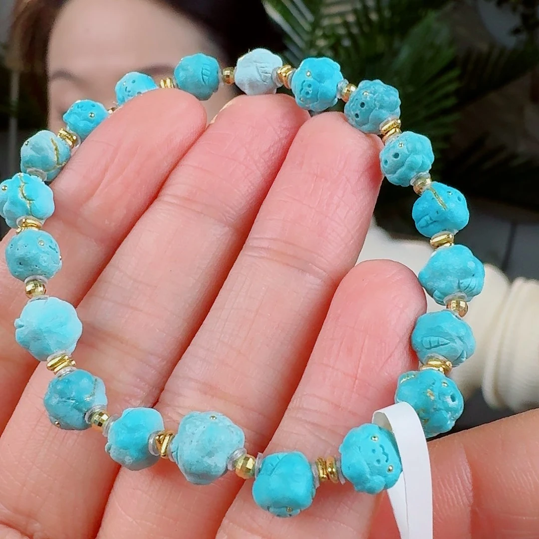 绿松石珠宝奇石未镶嵌