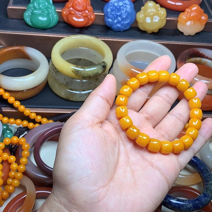 石英质玉未镶嵌手串