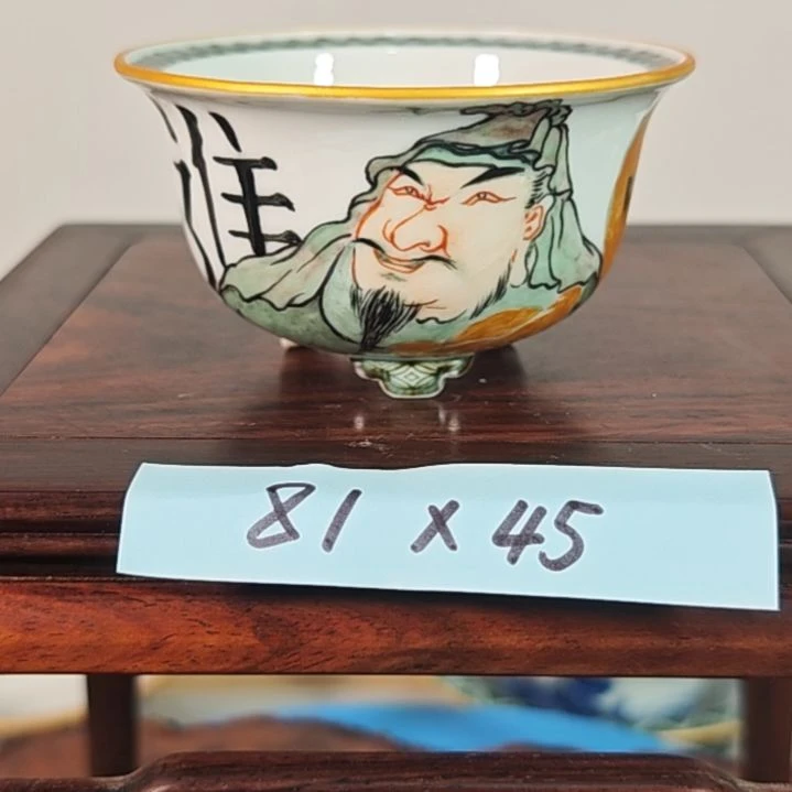 盆手工手绘大德堂陶瓷釉盆