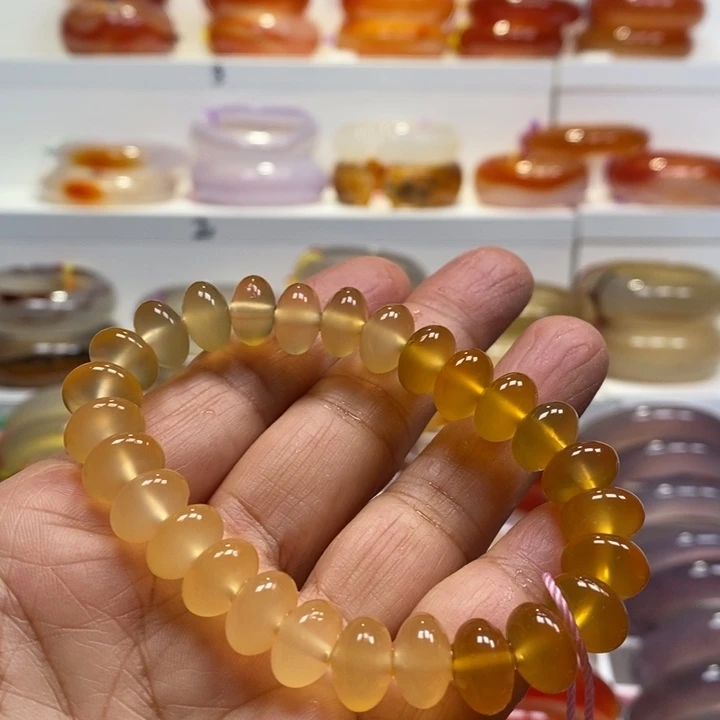 玛瑙/玉髓未镶嵌手链渐变