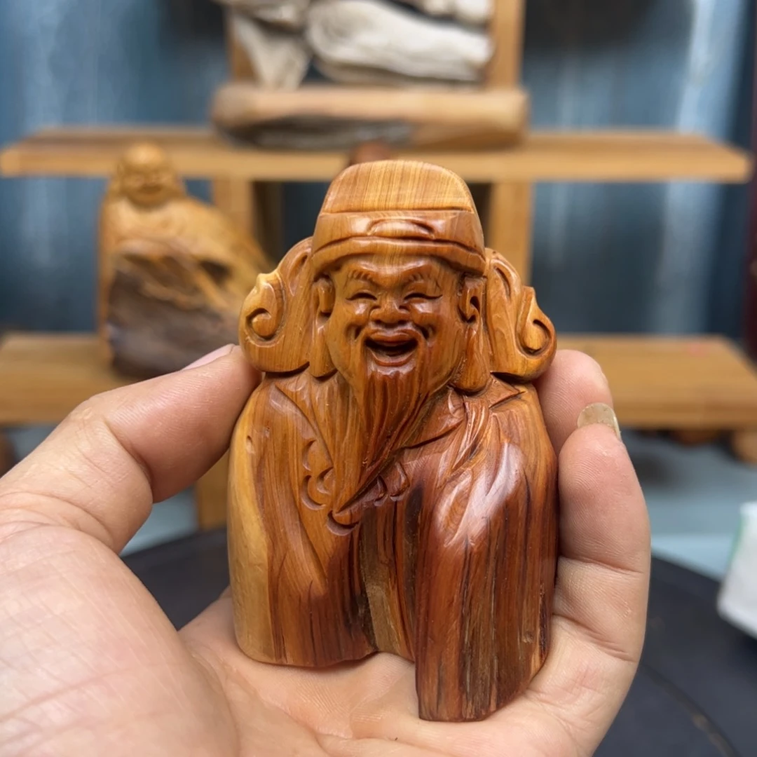 木金*崖柏木摆件手把件