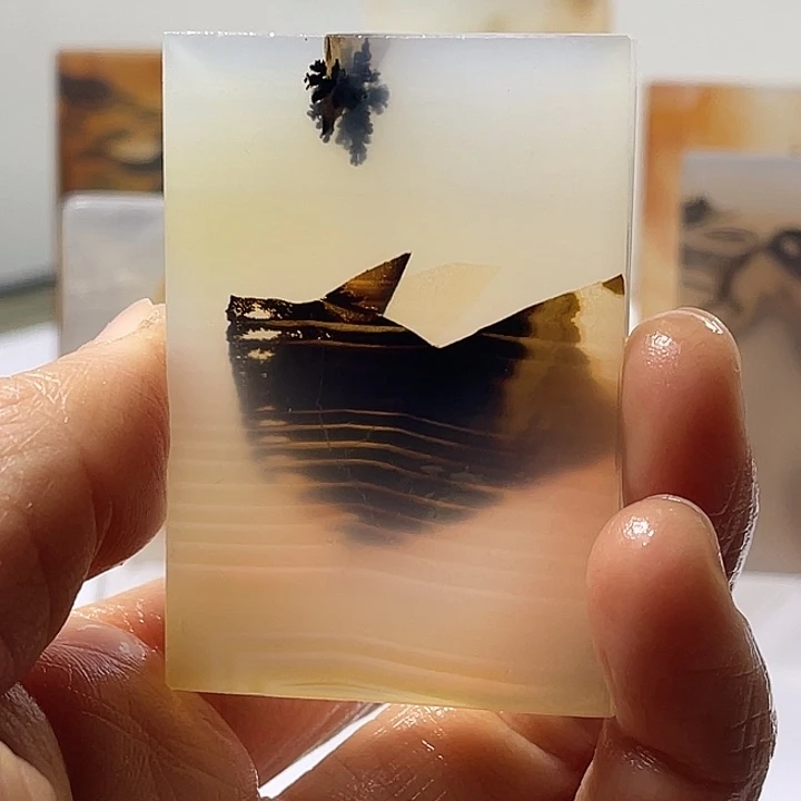 玛瑙/玉髓未镶嵌吊坠(不含链)