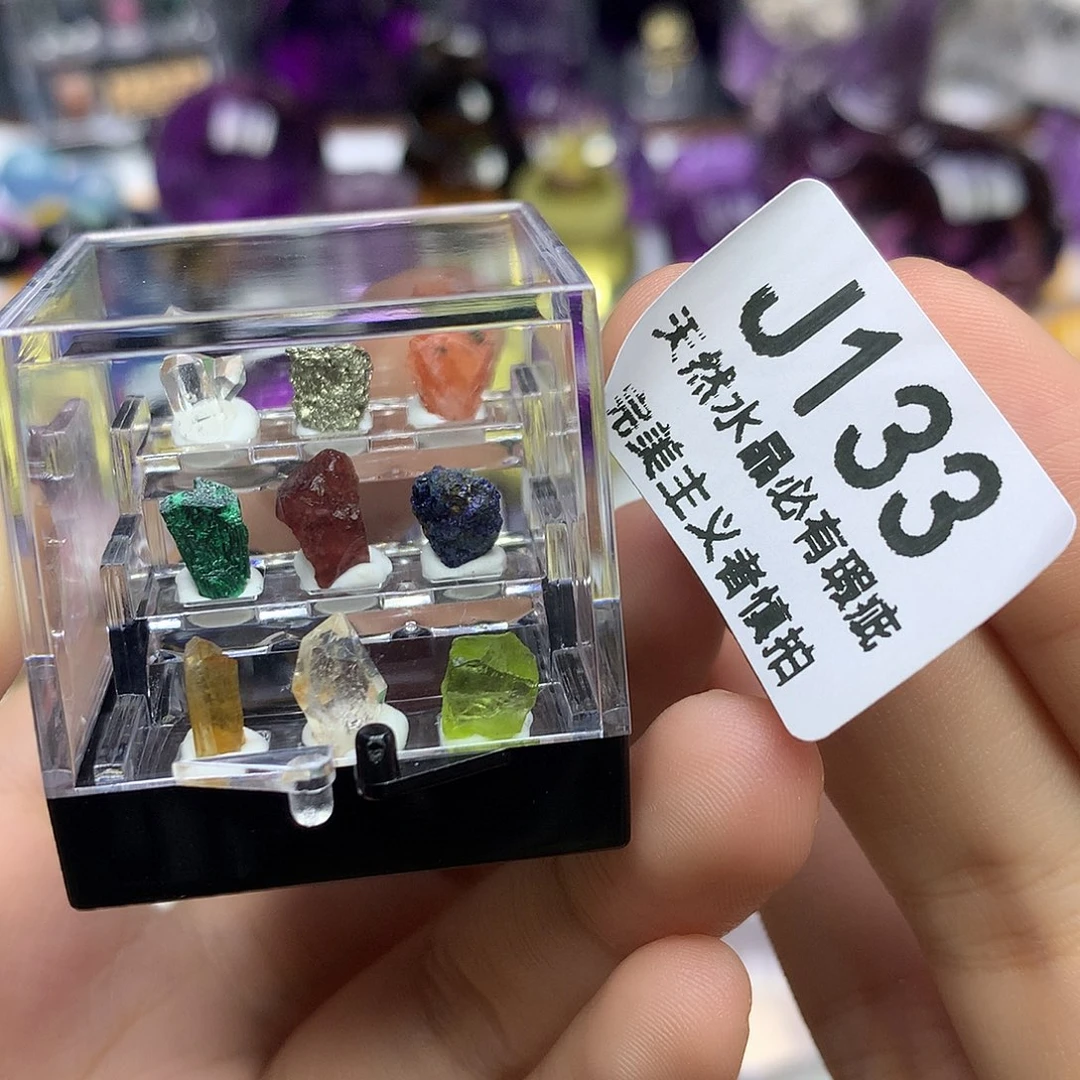 涨***停未镶嵌珠宝半成品水晶矿标