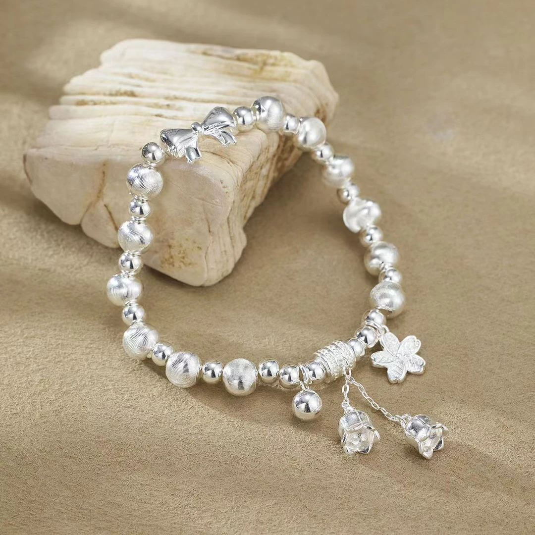 精品手链B014-蝴蝶铃兰花