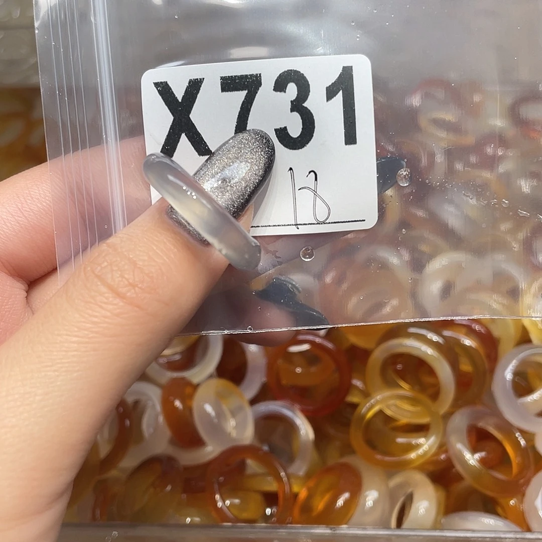玛瑙/玉髓未镶嵌戒指731