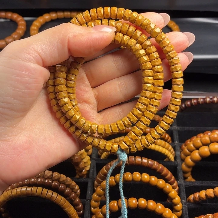 H***G手串紫金鼠实心鼠药片108脖挂