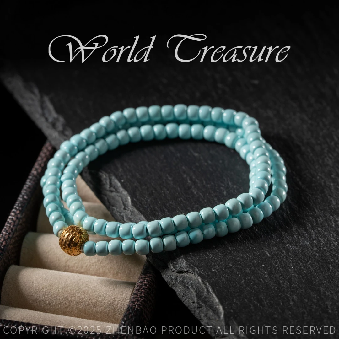 【世间臻宝】收藏级·绿松石DIY多圈手串/Q3259/多样性发一件/4mm/5