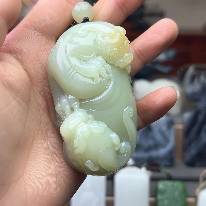 和田玉把件未镶嵌