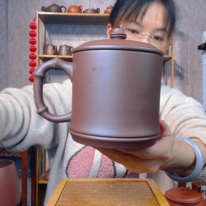 茶杯紫砂原矿紫砂杯