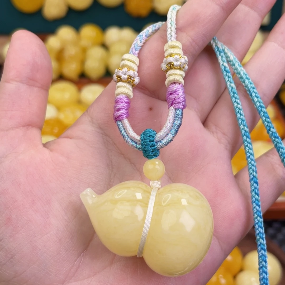 蜜蜡项链未镶嵌蜜蜡