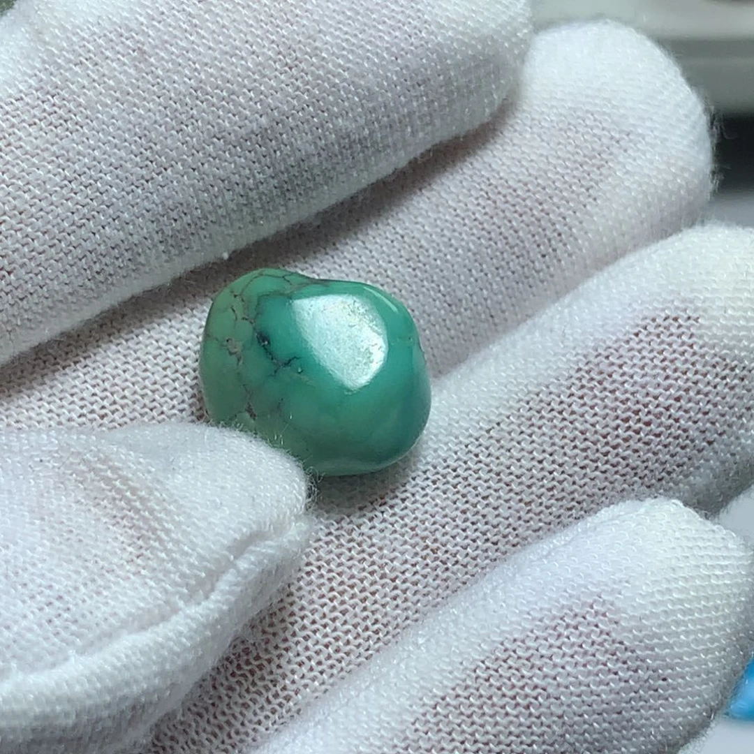 绿松石无未镶嵌一**魔原矿原矿绿松石