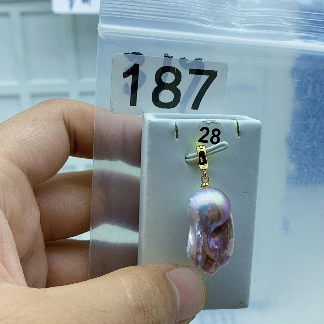 颈饰合金淡水珍珠