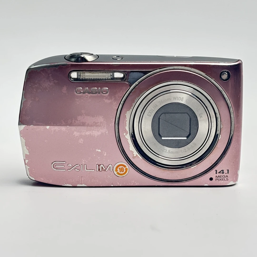 95新 Casio/卡西欧 z2300粉色1410万像素5倍变焦复古ccd数码相机