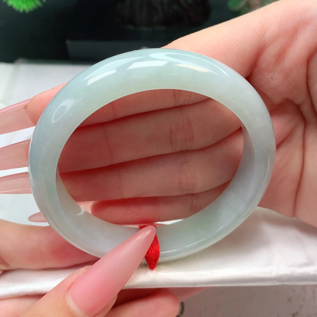 未镶嵌手镯翡翠正圈56