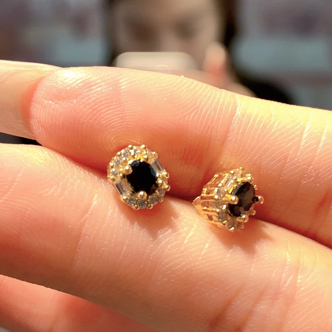 证书蓝宝石银S925镶嵌宝**哥证书一张