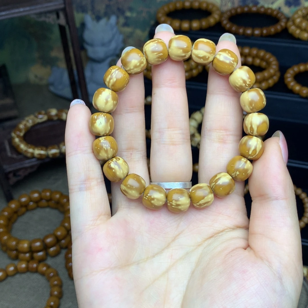 手串紫金鼠11尺寸实心花皮