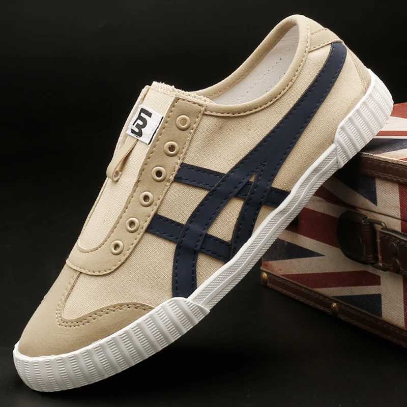 2517 透气休闲鞋懒人板鞋百搭潮流单鞋男鞋男士透气老北京布鞋